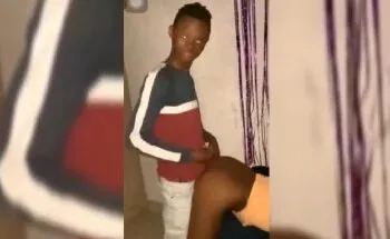 Young Angola Boy Nacking House Girl